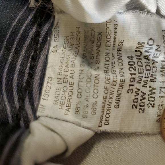 Lee women's cropped jeans size 20 - Picture 3 of 4